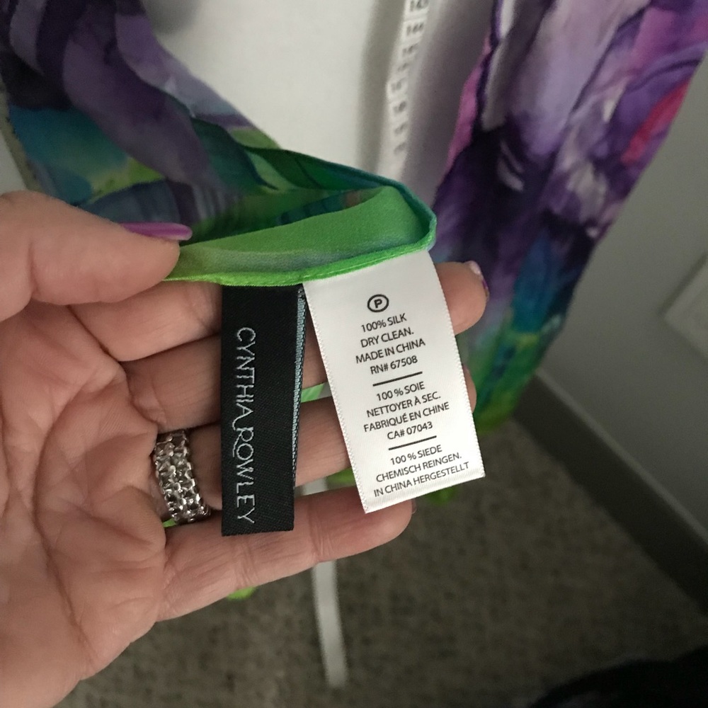 Cynthia Rowley 100% Silk Scarf